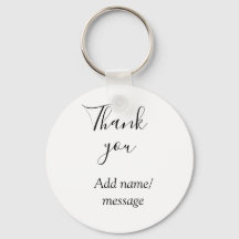 Thank you add name message simple stylish calligra