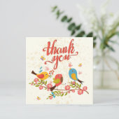 Thank You Bedankkaart (Staand voorkant)