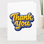 Thank you  bedankkaart (Voorkant)