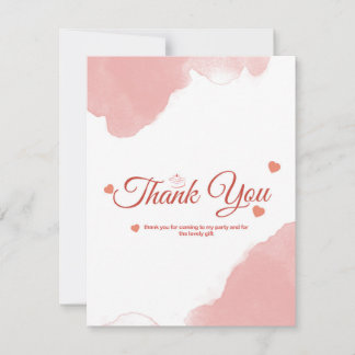 Thank You Card   Bedankkaart