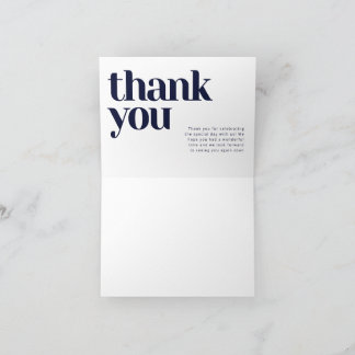 Thank You Card Bedankkaart