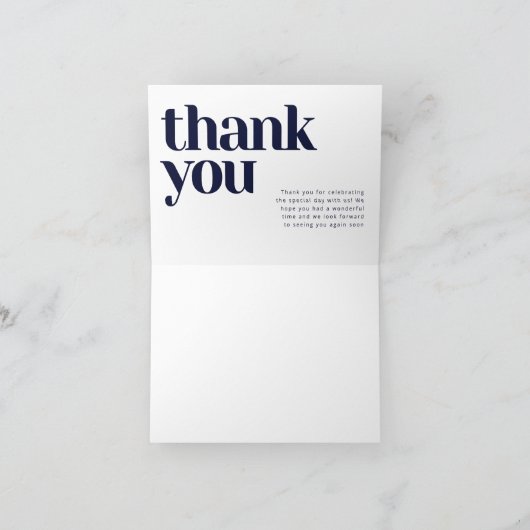 Thank You Card Bedankkaart (Binnen)