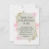 thank you card for teachers bedankkaart (Achterkant)