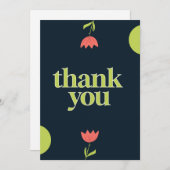 Thank You Card  Kaart (Voorkant / Achterkant)