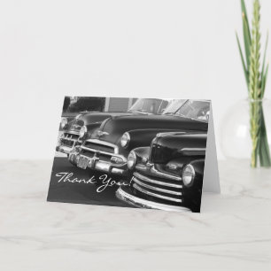Thank You Classic Cars greeting card Bedankkaart