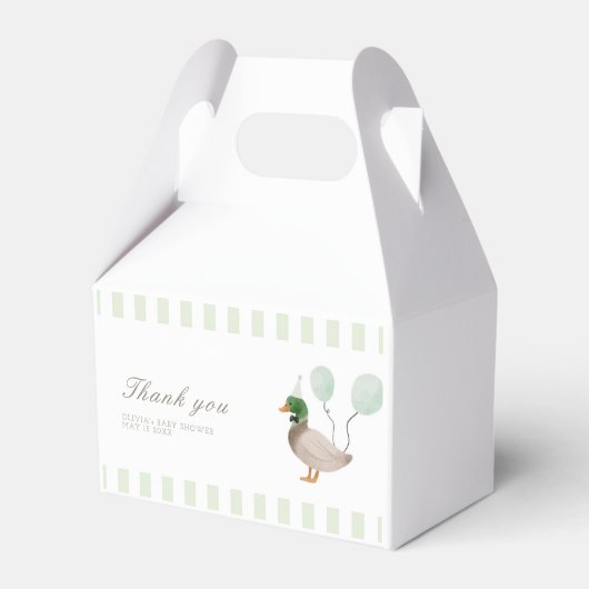 Thank You Favor Box Label Bedankdoosjes (Voorkant Zijde)