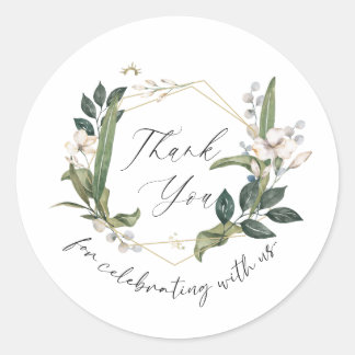 Thank You Favor Sticker, Wedding sticker