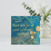 Thank You For all your Love and Support -Card (Staand voorkant)