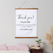 Thank you for purchase pink family business detail hangend wandkleed (Slaapkamer)