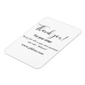 Thank you for purchase pink family business detail magneet (Linkerzijde)