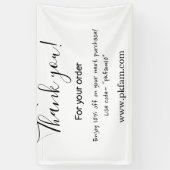 Thank you for purchase pink family business detail spandoek (Verticaal)