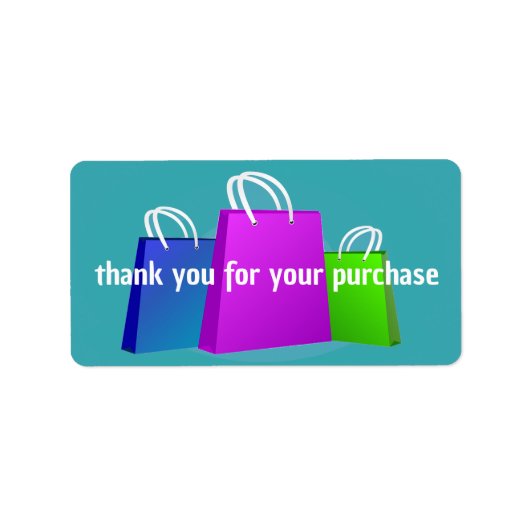 Thank You for your Purchase Labels (Voorkant)