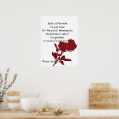 Thank You Gift - Poster Verse (Cuisine)