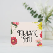 Thank You Greetings Briefkaart (Staand voorkant)