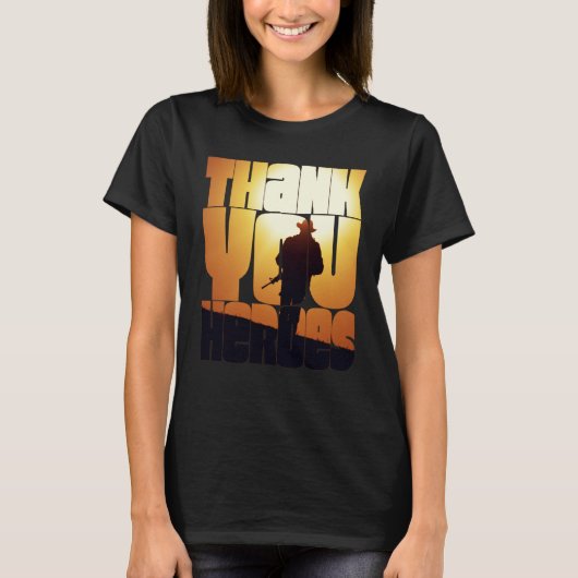 Thank You Heroes  6 T-shirt (Voorkant)