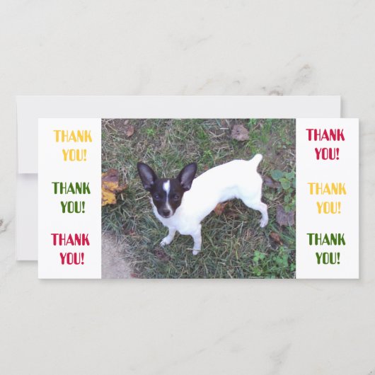Thank You kaart (Voorkant)