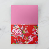 "Thank you" kaart in het Engels en Chinees karakte (Binnen)