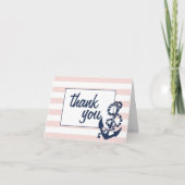 Thank You kaarten | Blush roze neusband (Voorkant)