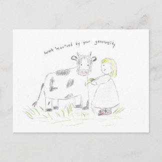 Thank_you_koe Briefkaart