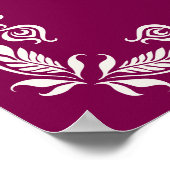 Thank You Lord Blessings Prayer Custom Burgundy  Poster (Hoek)