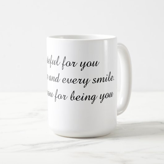 thank you Mug 15oz (Devant droit)