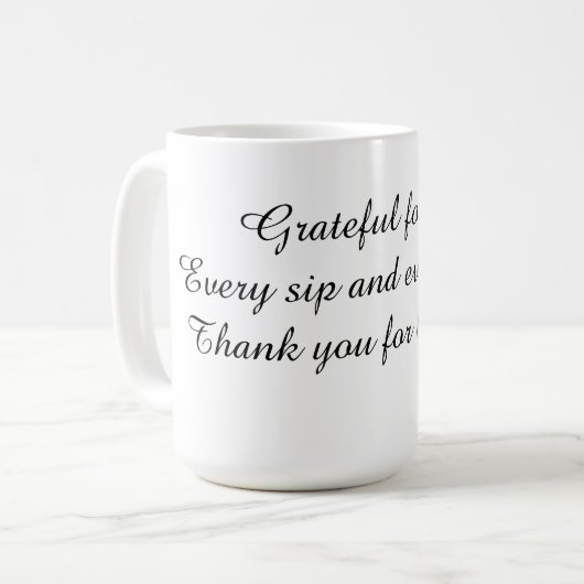 thank you Mug 15oz (Devant gauche)