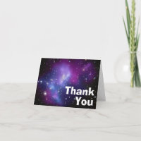 Thank You Purple Galaxy