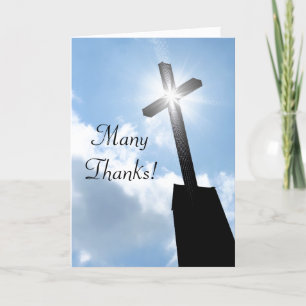 Thank You Religious Spiritual Greeting Card Bedankkaart