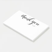 Thank You Script 10 x 6 Post-it® Notes (Schuin)