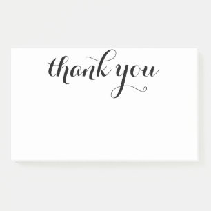 Thank You Script 10 x 6 Post-it® Notes