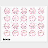 Thank You Small Business Customized Sticker (Feuille)