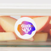 Thank You Sticker – Hand Lettering Gradient Style (Apposé)
