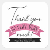 Thank You Sticker – Small Business Branding (Devant)