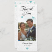 Thank You - Wedding Card (Voorkant / Achterkant)