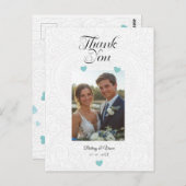 Thank You - Wedding Card Briefkaart (Voorkant / Achterkant)