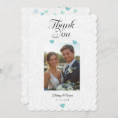 Thank You - Wedding Card Feestdagenkaart (Voorkant / Achterkant)