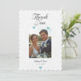 Thank You - Wedding Card Feestdagenkaart