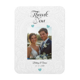 Thank You - Wedding Card Magneet