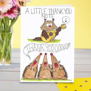THANK YOU wenskaart van Nicole Janes Bedankkaart