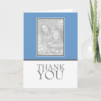 Thank you with Foto Bedankkaart