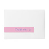 Thank you wraping  label great for seal adreslabel wikkel (Voorkant)