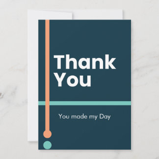 ​Thank You - You made my Day Feestdagenkaart