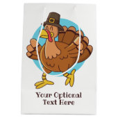 Thankesgiving Turquie personnalisé sac cadeau (Dos)