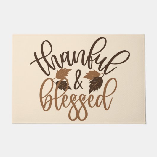 Thankful & Blessed Deurmat (Voorkant)