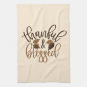 Thankful & Blessed Theedoek (Verticaal)