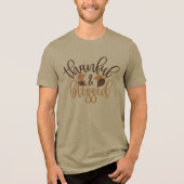 Thankful & Blessed Tri-Blend Shirt (Voorkant)