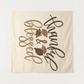 Thankful & Blessed Wandkleed (Voorkant (horizontaal))