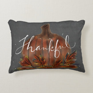 THANKFUL CHALKBOARD ART HERFST PILLOW DECORATIEF KUSSEN