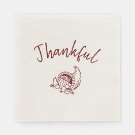 Thankful Cornucopia Set van 50 Servet