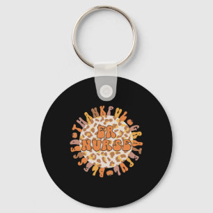 Thankful Emergency Nurse Thanksgiving Sleutelhanger